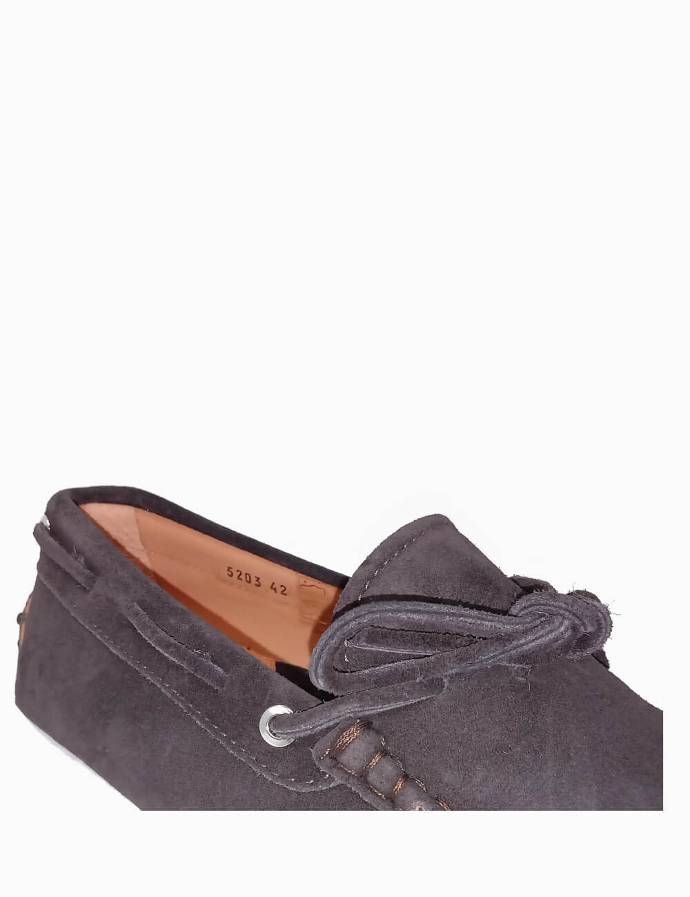 Andrea ventura Mocassino Guida FIOCCO in castorino IDRO color ebano Presa
