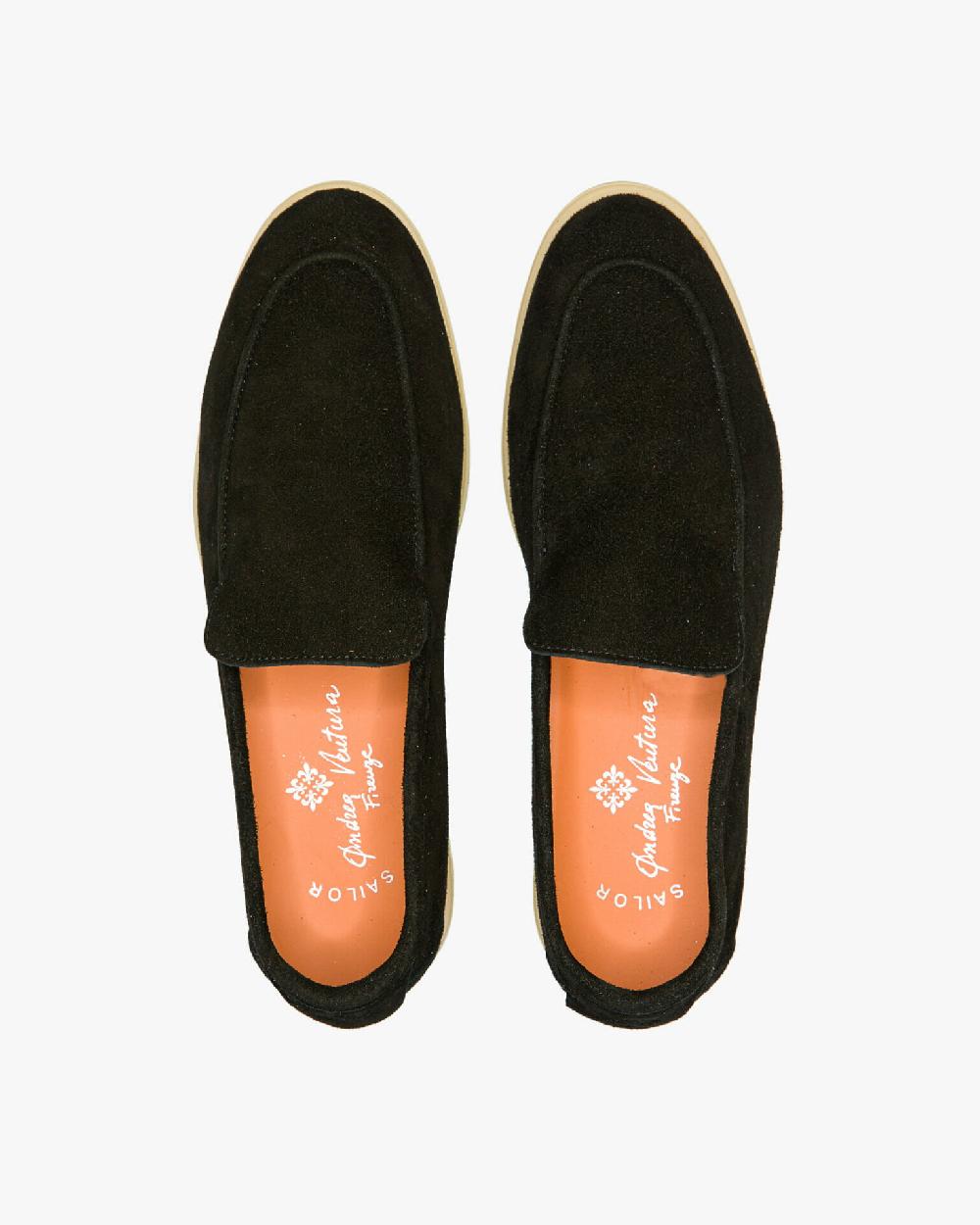 Andrea ventura MOCASSINO DONNA AQ-D COAST IN SUEDE NERO In Vendita