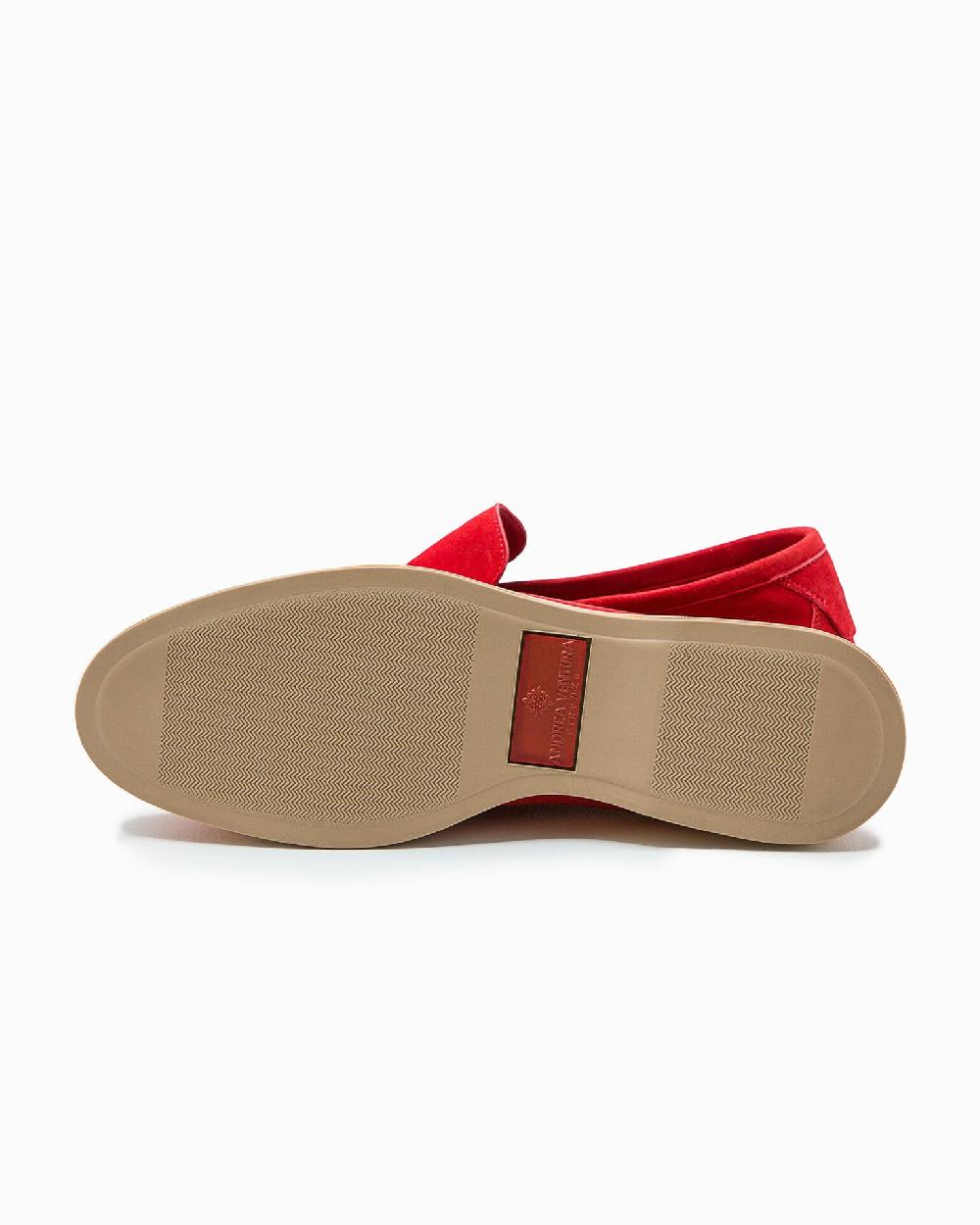 Andrea ventura MOCASSINO DONNA AQ-D COAST IN SUEDE ROSSO Offerte