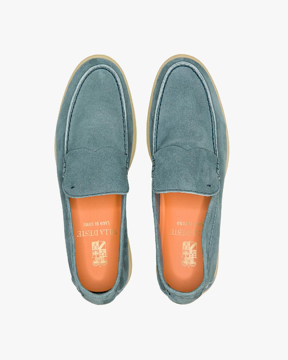 Andrea ventura MOCASSINO DONNA AQUARIVA-D 90 IN SUEDE BOY GREY BLUE Hotsell