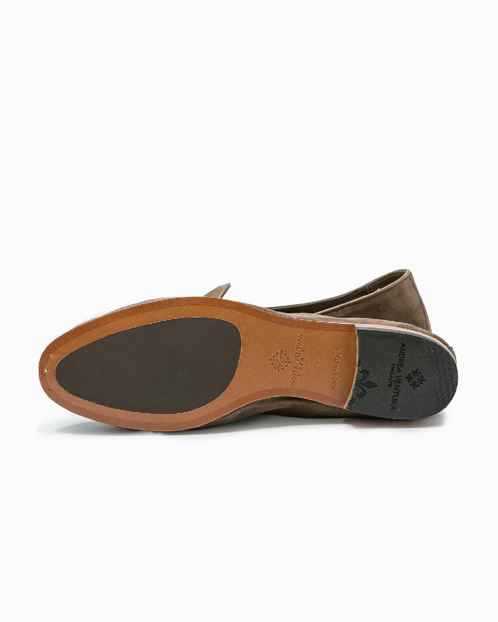 Andrea ventura MOCASSINO DONNA BELGIAN-D LS IN SUEDE BRONZO FANDANGO Vendita Economica
